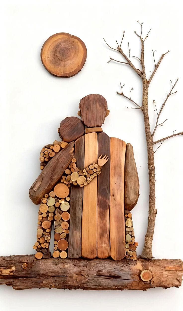 Driftwood Wall Art | Handmade Natural Wood Sculpture for Home Decor - image 5