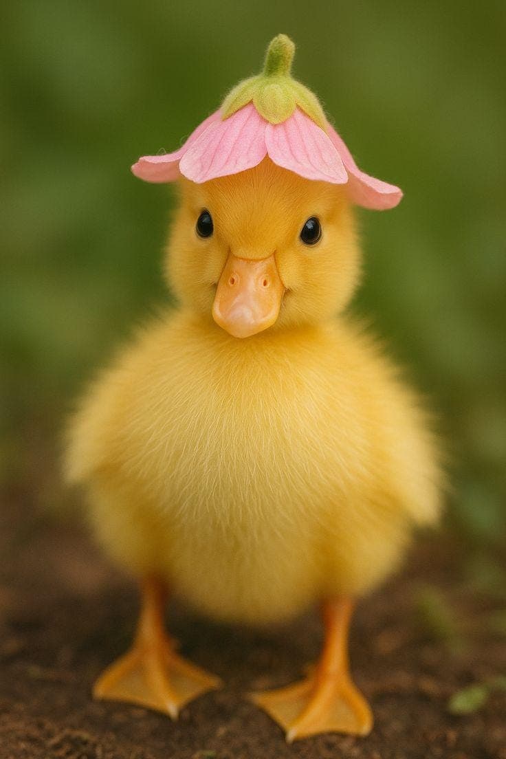 Cute Duck Art Print | Aesthetic Duck Illustration | Nursery Wall Decor | Animal Artwork | Gift for Duck Lovers