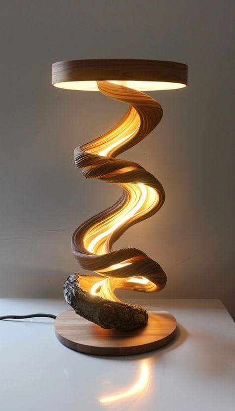 Illuminated Sculpture Lamp DIY Guide | Organic Metal Light Decor (Digital Download) - image 5