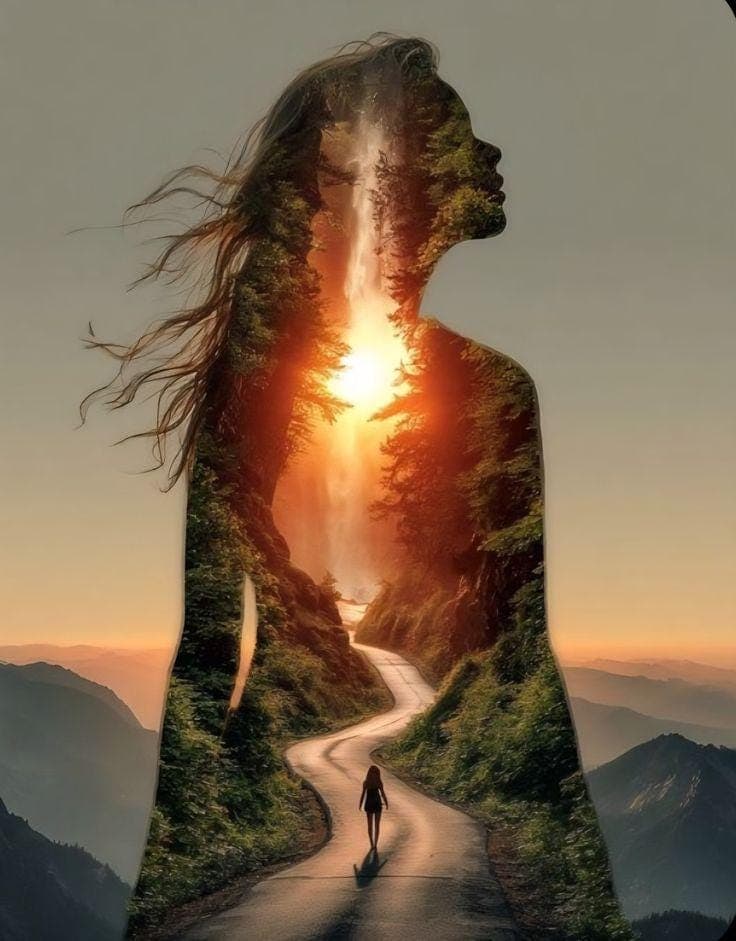Inner Journey & Self Discovery – Soul, Nature and Mind Concept Art