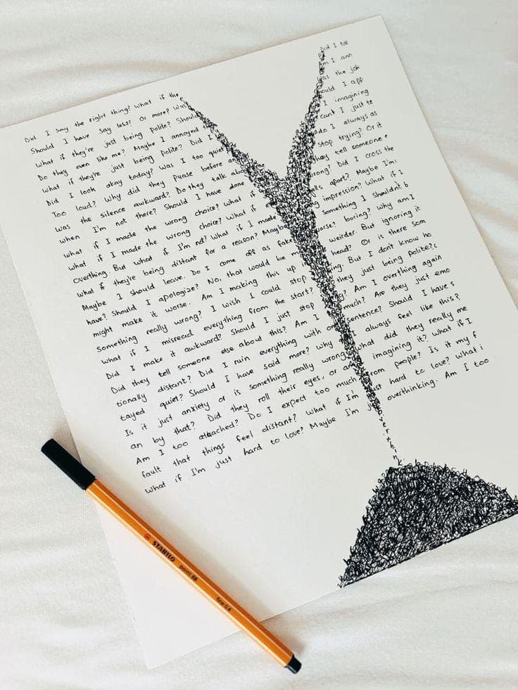 Overthinking Out Loud – Anxiety, Mental Health & Inner Thoughts Artwork