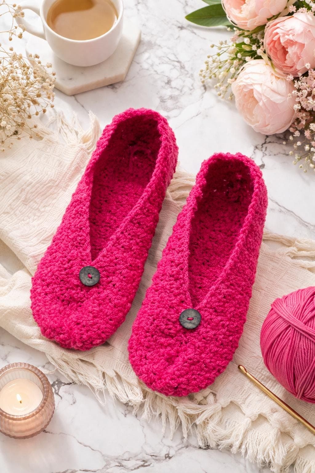 Handmade Crochet Slipper Pattern | Easy DIY Cozy Footwear Design - image 3