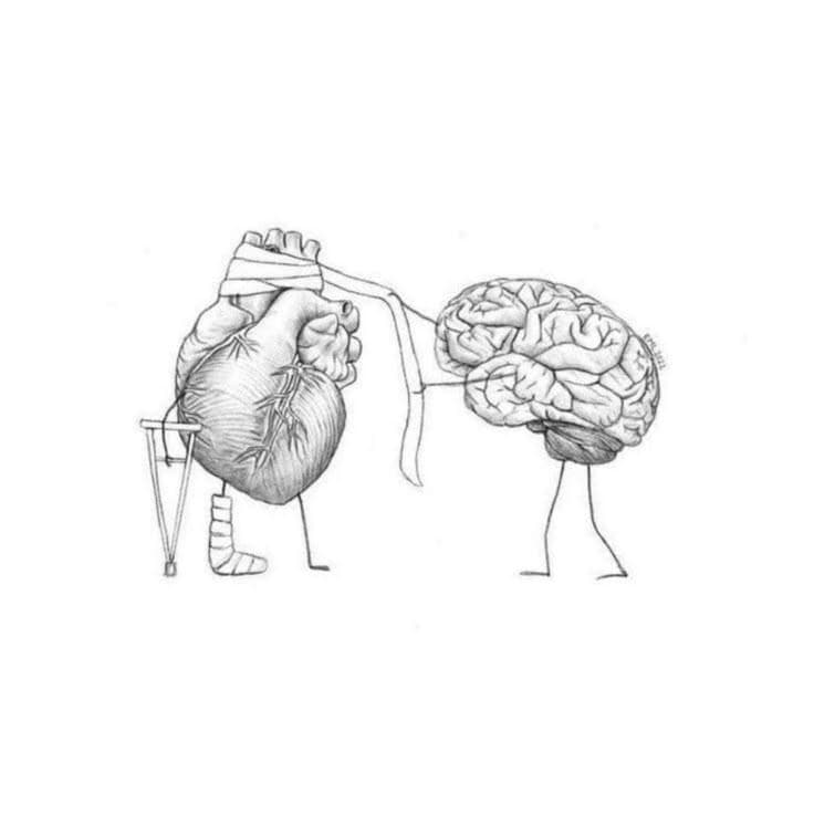 Heart vs Brain – Emotional and Logical Conflict Concept Art - image 5