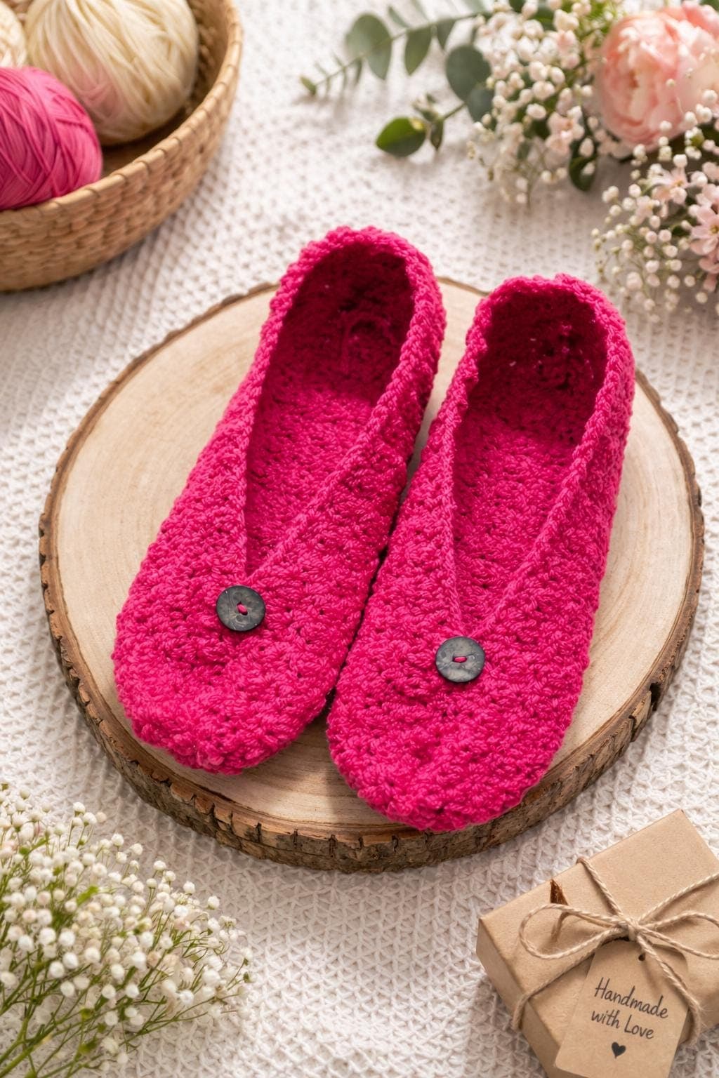 Handmade Crochet Slipper Pattern | Easy DIY Cozy Footwear Design