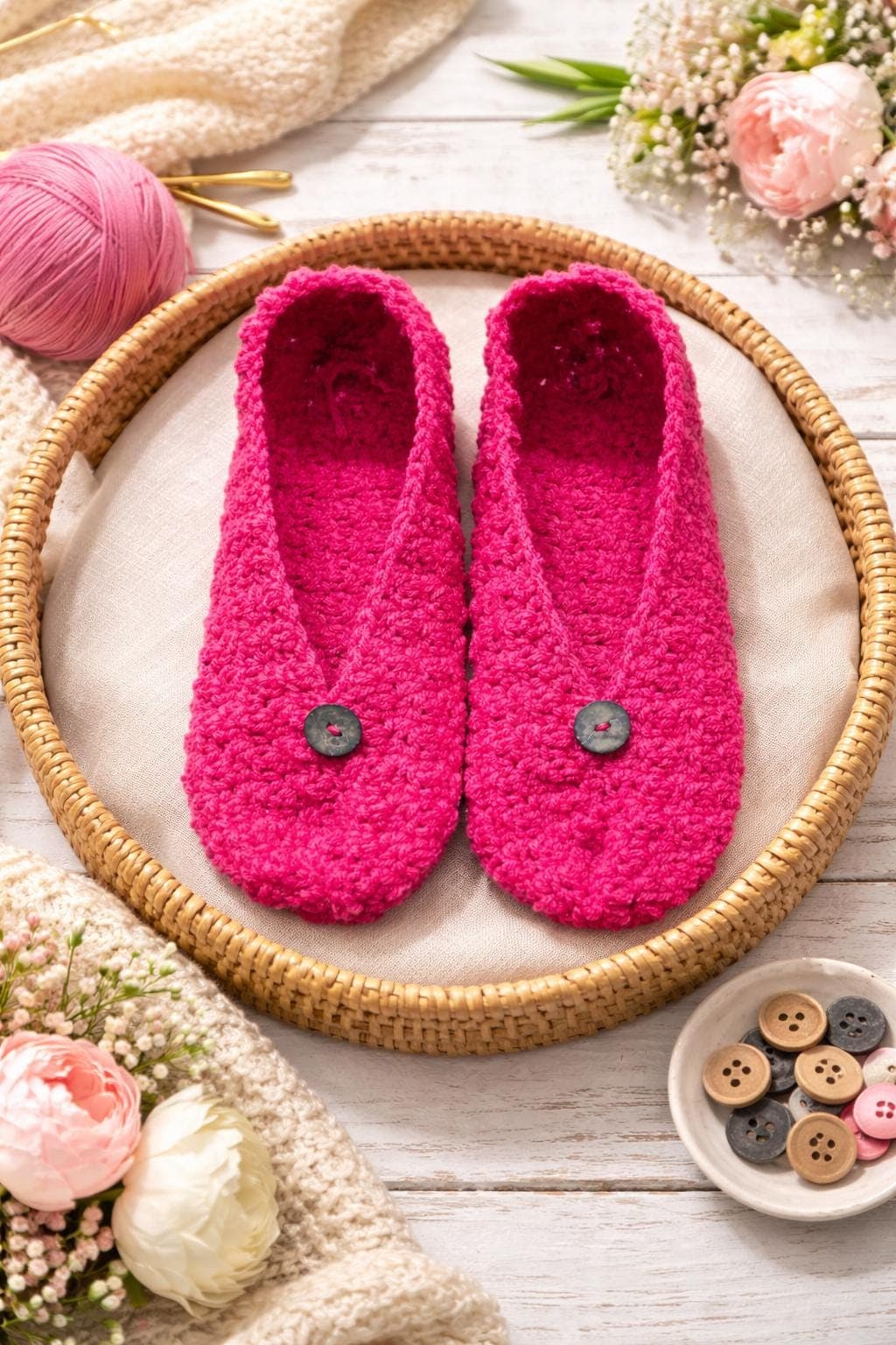 Handmade Crochet Slipper Pattern | Easy DIY Cozy Footwear Design - image 4