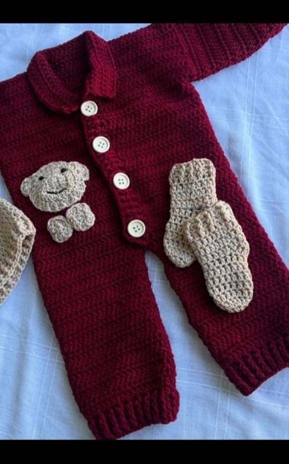 Handmade Crochet Granny Square Vest - image 3