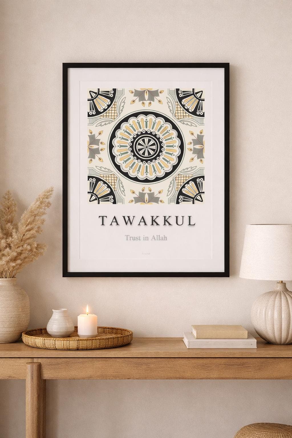 Tawakkul Wall Art Printable, Trust in Allah Islamic Decor, Minimal A4 Art - image 4