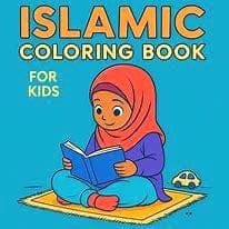Islamic Coloring Book for Kids | Hijab Girl Printable PDF | Ramadan Activity Pages