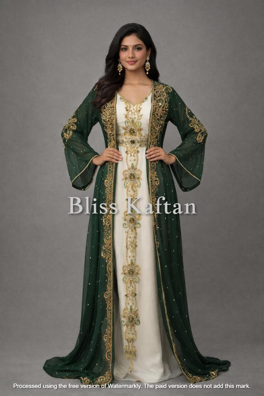 Elegant Dubai Abaya Kaftan for Women – Luxury Modest Dress, Party & Eid Wear
