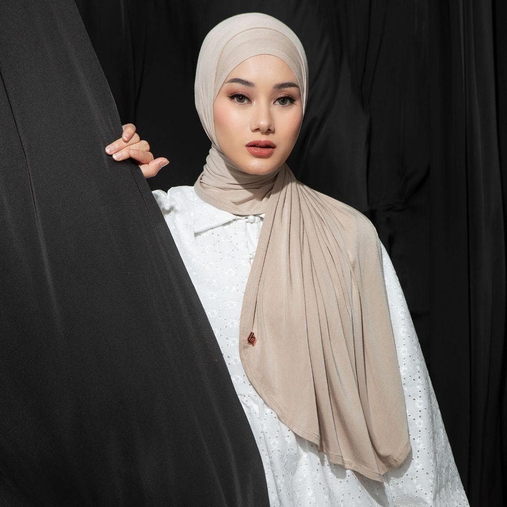 Shawl Tencel , Hijab TENCEL™ Micro Modal Curved Pashmina Exclusive Special Ramadan