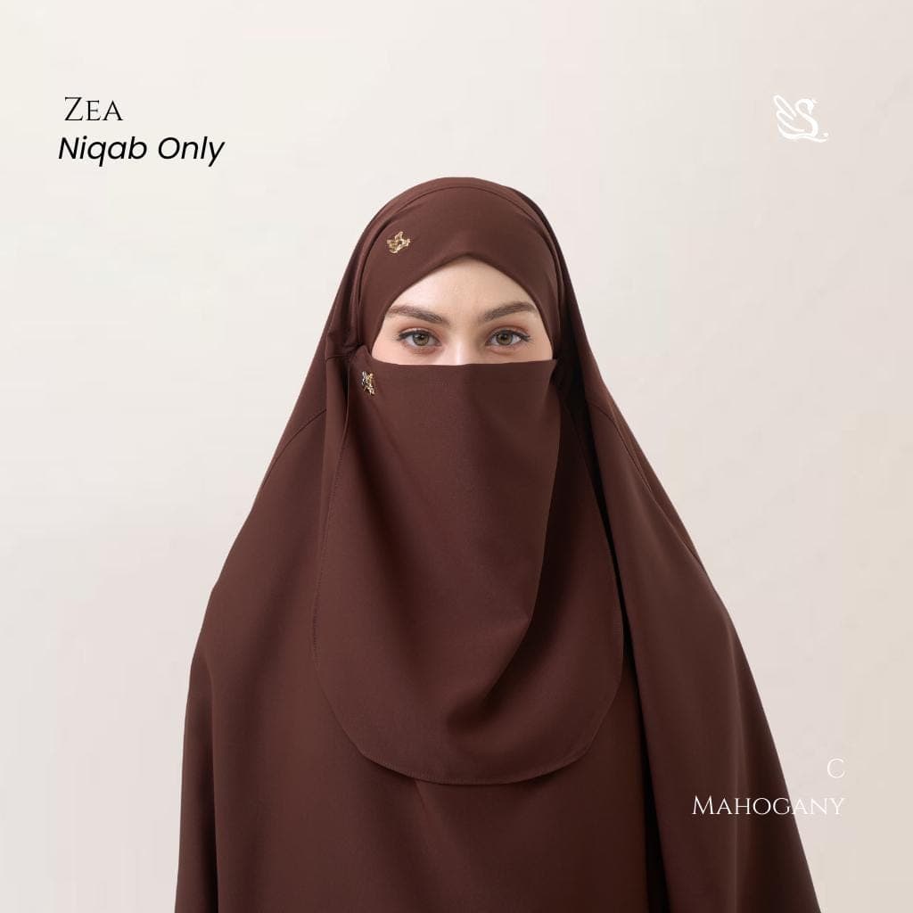 Zea Niqab | Lightweight Woolpeach Anti-UV Face Veil, Breathable Islamic Modest Wear - image 4