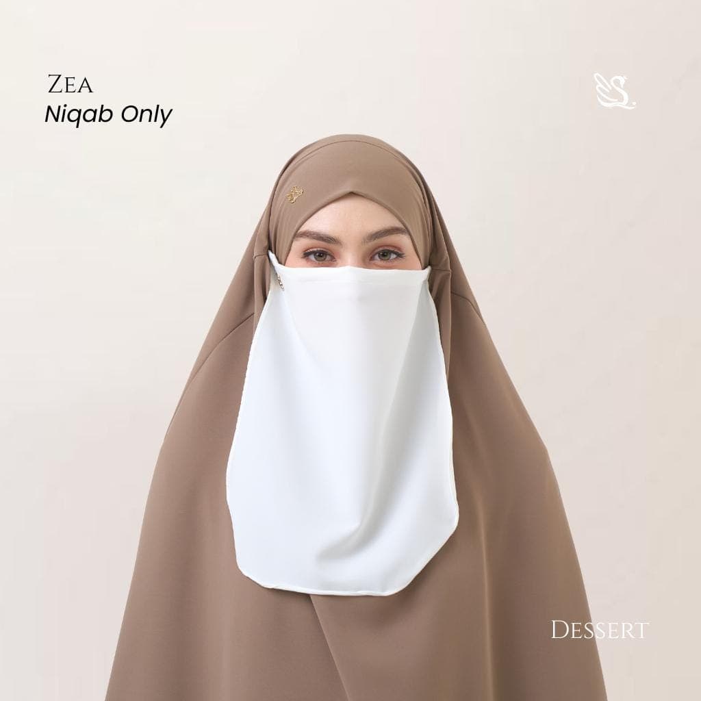Zea Niqab | Lightweight Woolpeach Anti-UV Face Veil, Breathable Islamic Modest Wear - image 5