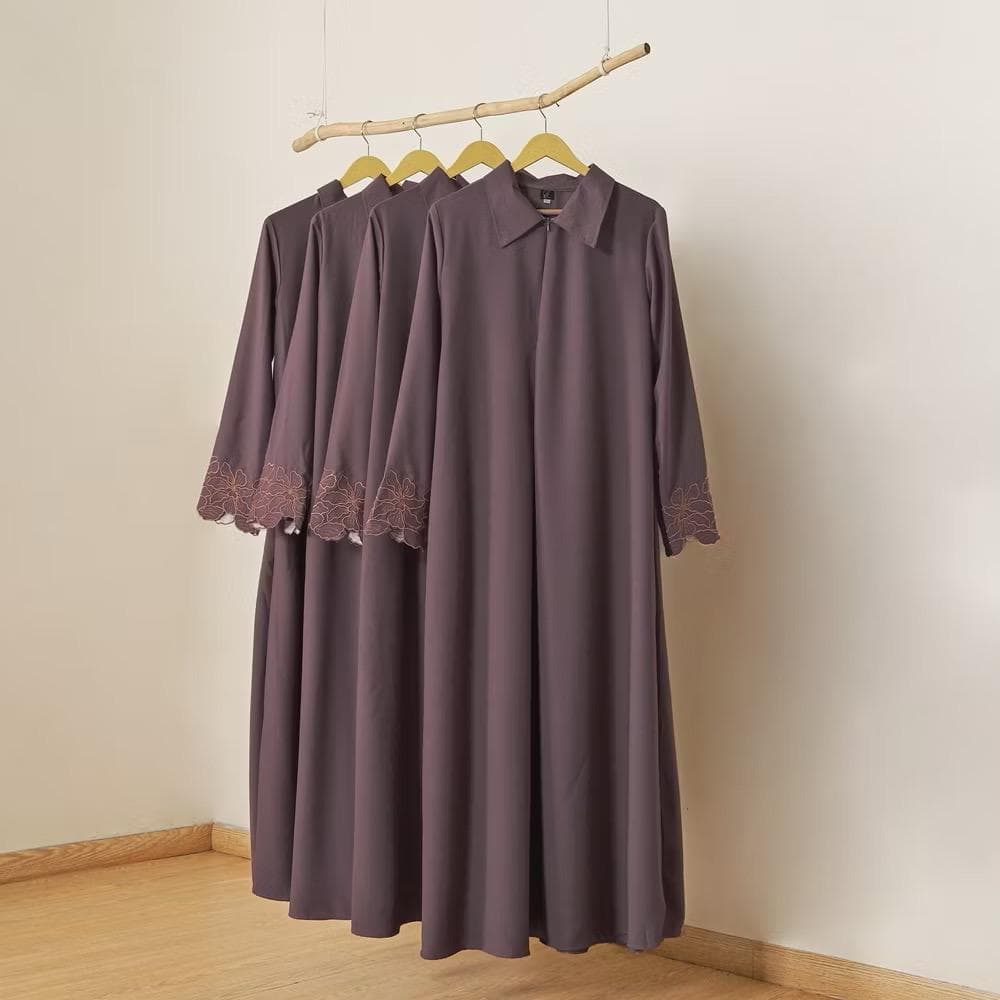 Abaya Marbella Silk Dress, Modest Fashion, Nursing friendly