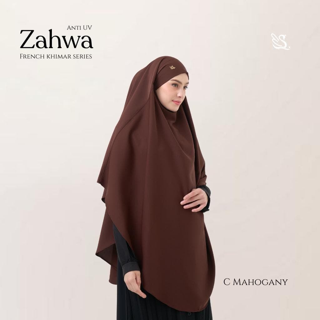 Zahwa French Khimar 4-in-1 – Wolfis Anti UV Fabric, Optional Niqab - image 4