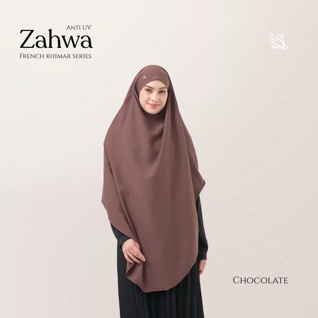 Zahwa French Khimar 4-in-1 – Wolfis Anti UV Fabric, Optional Niqab - image 3
