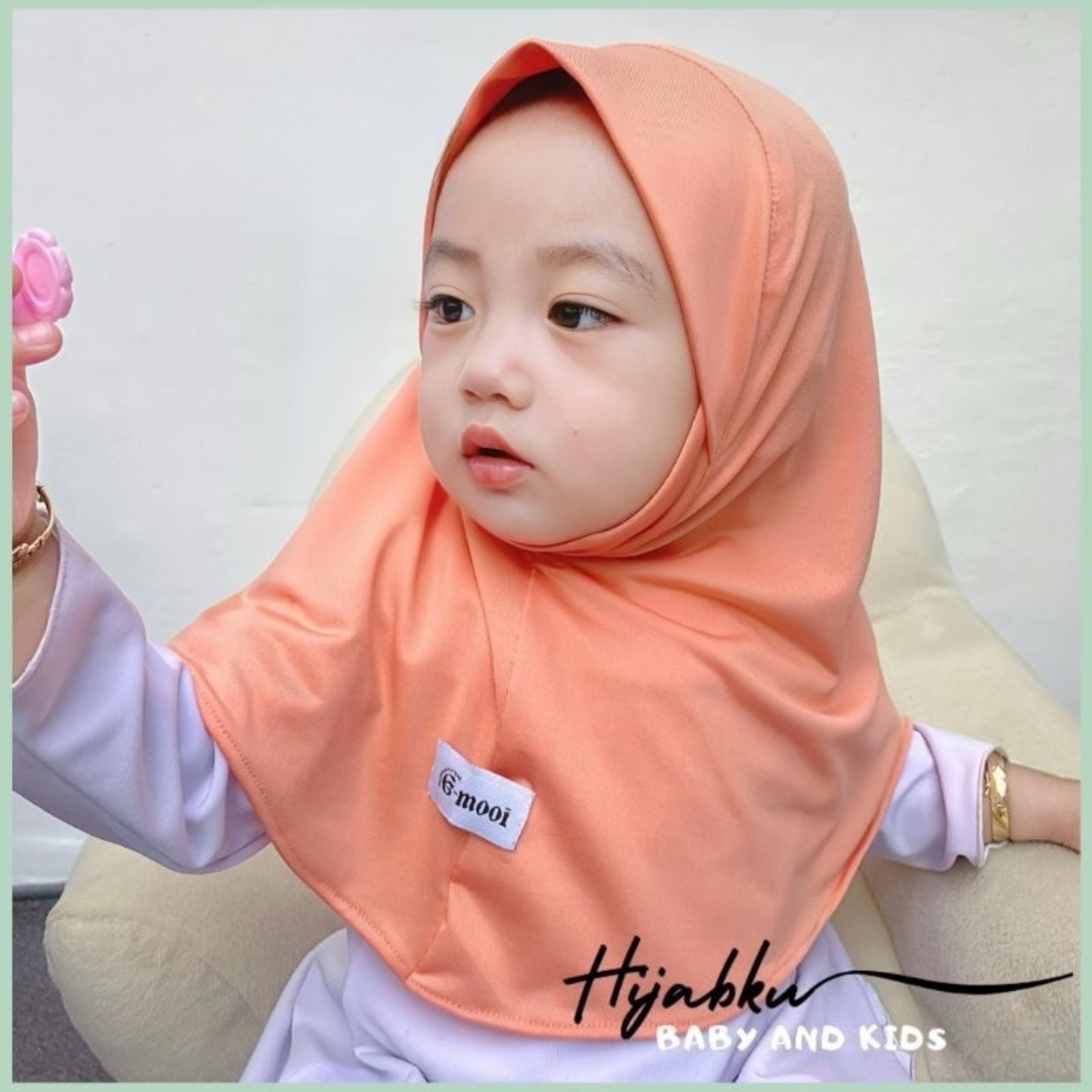 Kids Instant Hijab | Soft Spandex Modest Headscarf for Baby, Girls - image 5