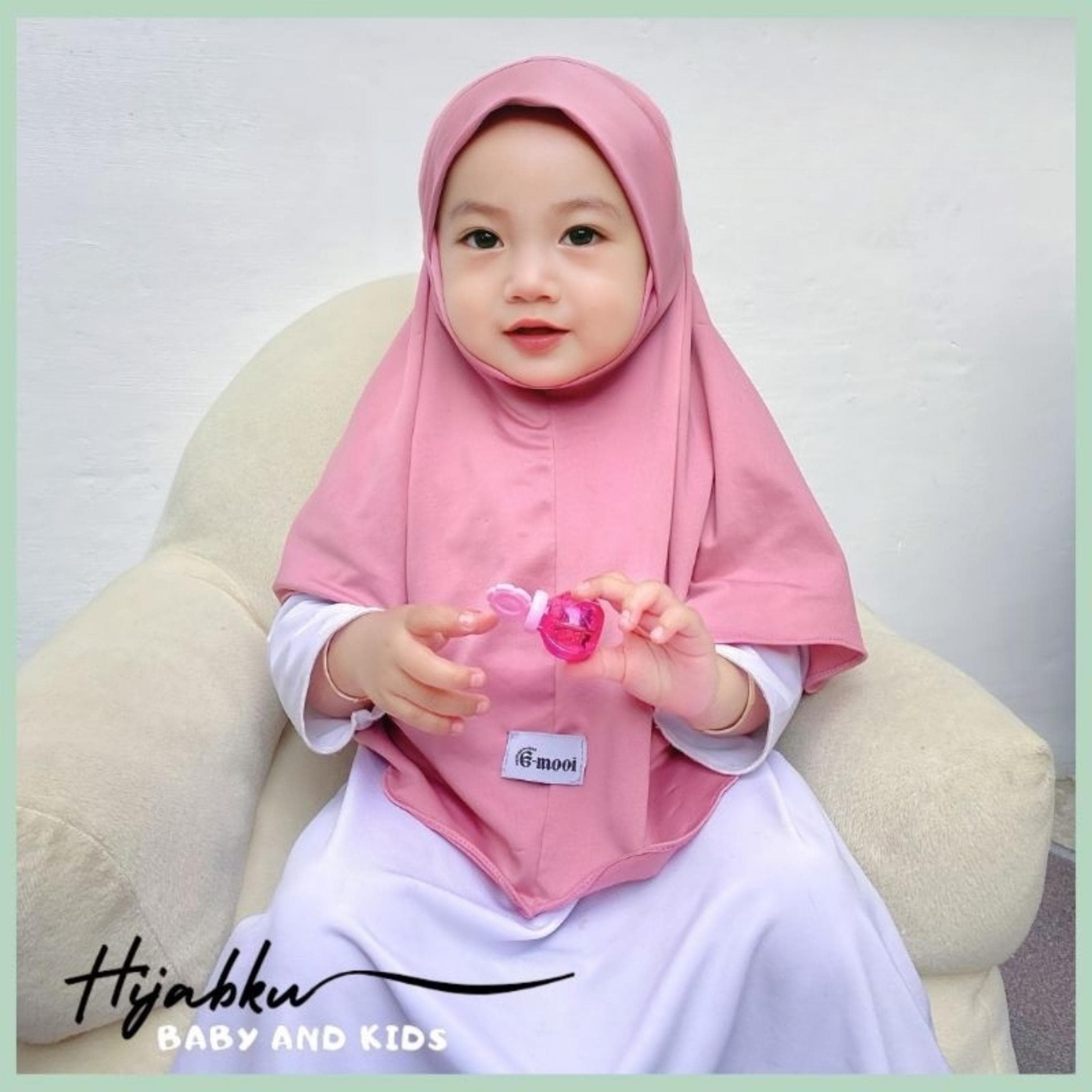 Kids Instant Hijab | Soft Spandex Modest Headscarf for Baby, Girls