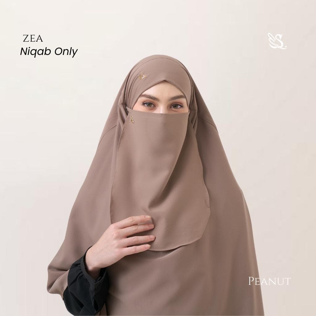 Zea Niqab | Lightweight Woolpeach Anti-UV Face Veil, Breathable Islamic Modest Wear - image 3