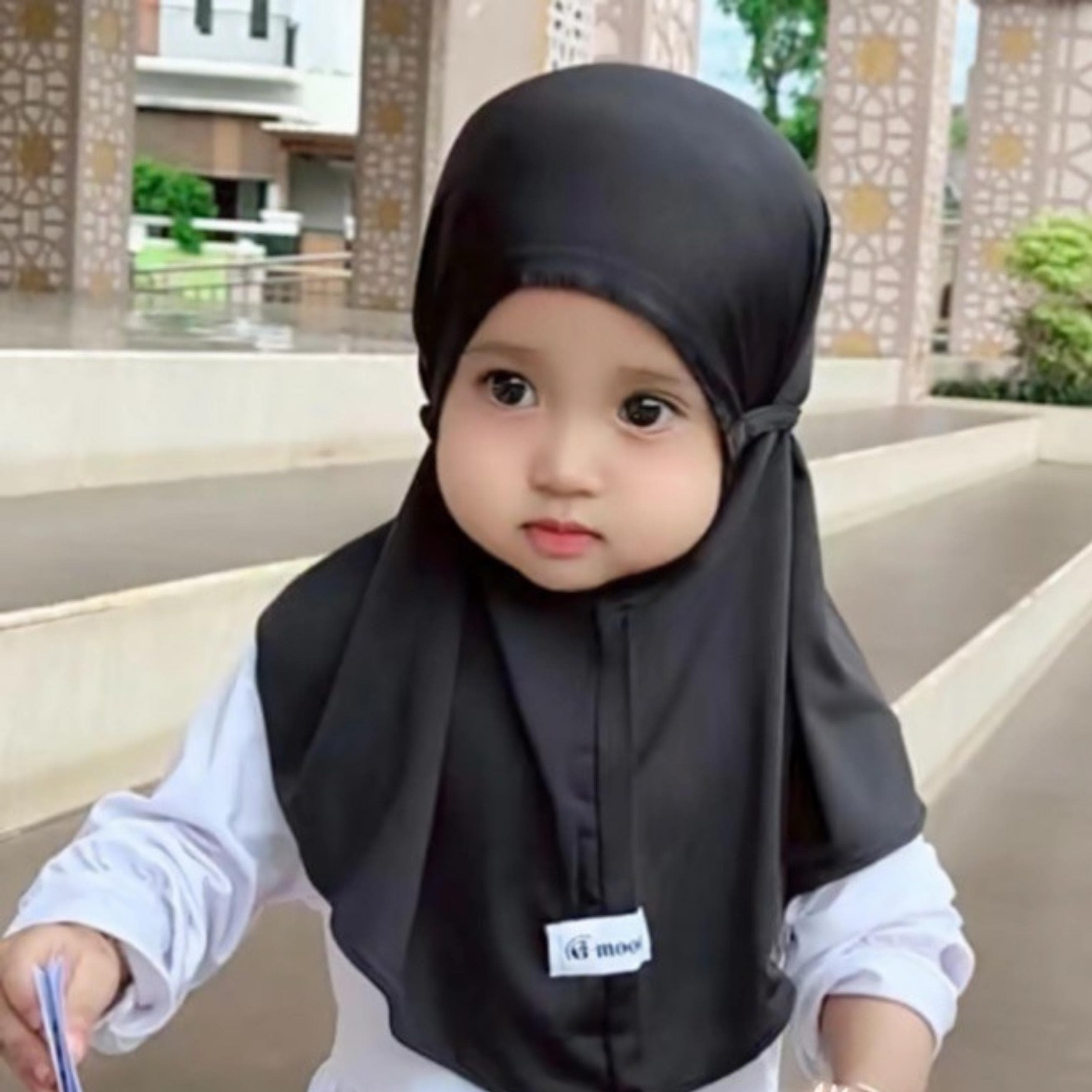Baby and Kids Instan Hijab – Soft Spandex Balloon, Breathable, Kids Modest Fashion