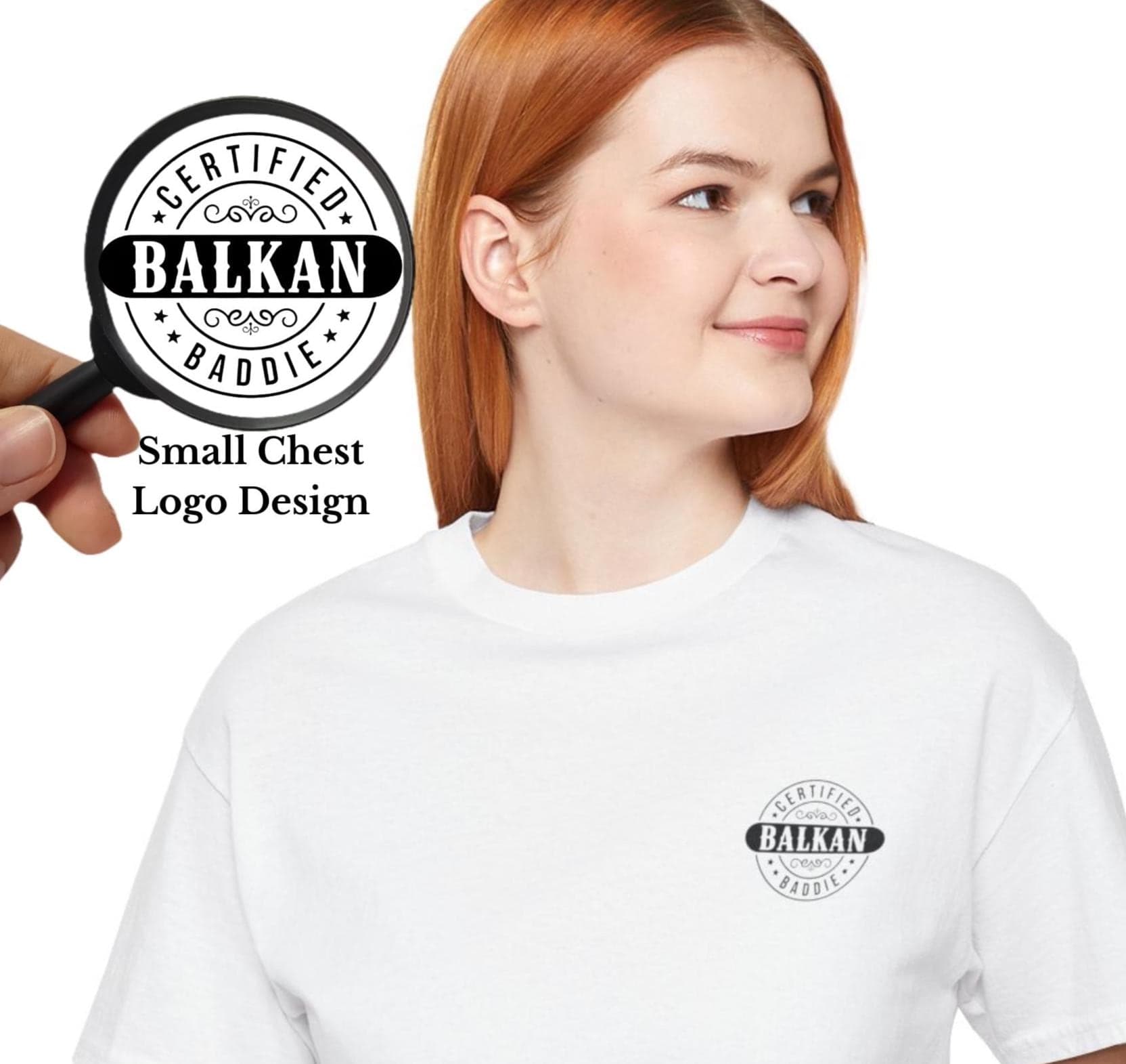 Balkan Baddie Shirt, Bosnian Pride Tee, Balkan Streetwear, Bosnia Soccer Fan Style, Third Culture Clothing, Unisex Balkan Shirt