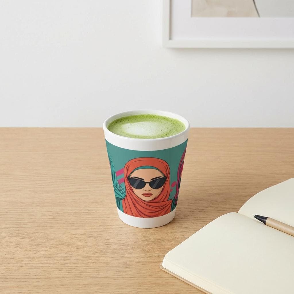Hijabi Girl Coffee Mug,Bold Muslim Woman Art Mug,Modest Fashion Mug, Islamic Mug,Islamic Gift for Women, Hijab Mug,Muslimah Coffee Cup - image 5