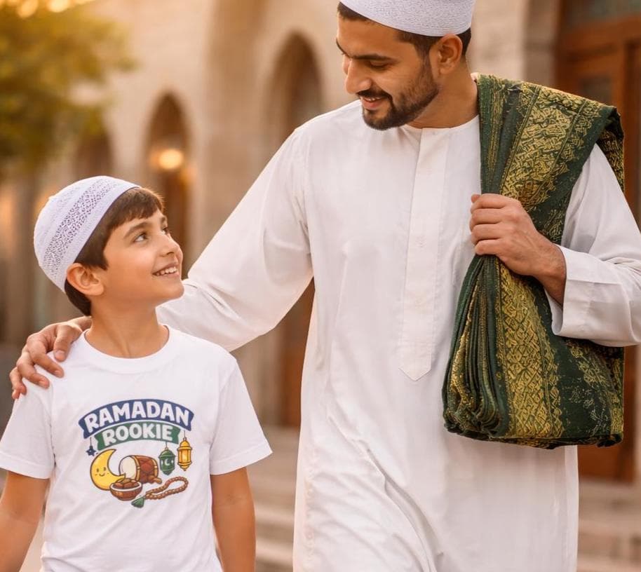 Ramadan Rookie Kids Shirt, First Ramadan Shirt, Muslim Kids Tee, Funny Ramadan Shirt, Eid Outfit for Kids