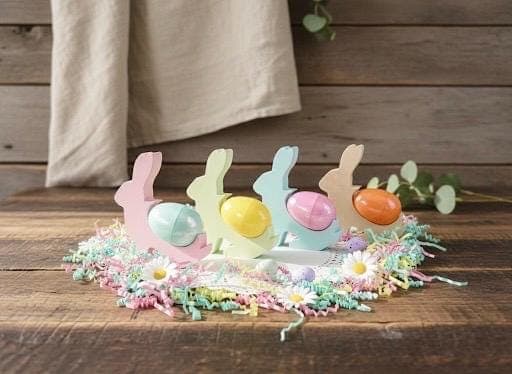 Pastel 3D Printed Easter Bunny – Minimalist Spring Decor, Modern Bunny Figurine, Shelf & Table Decoration - image 5