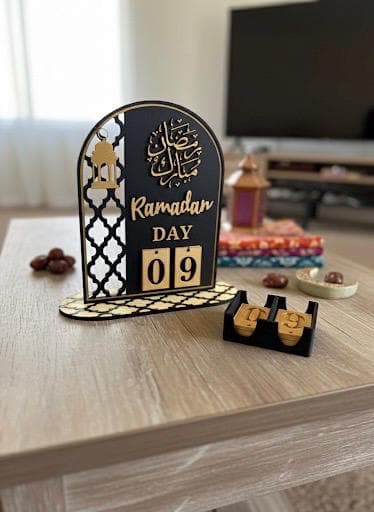 Ramadan Countdown Calendar | Islamic Home Decor, Eid Gift - image 4