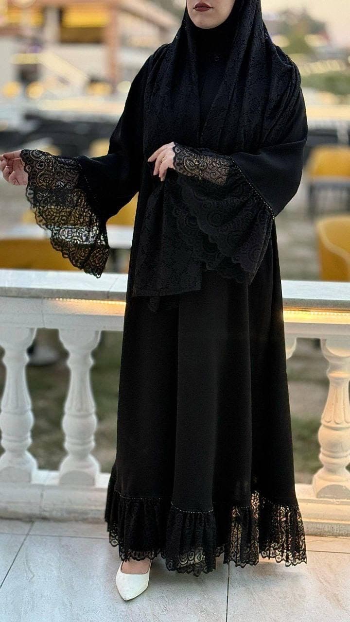 Black Abaya - Modest Islamic Dress - Versatile Occasion Wear for Everyday & | Luxury - image 4