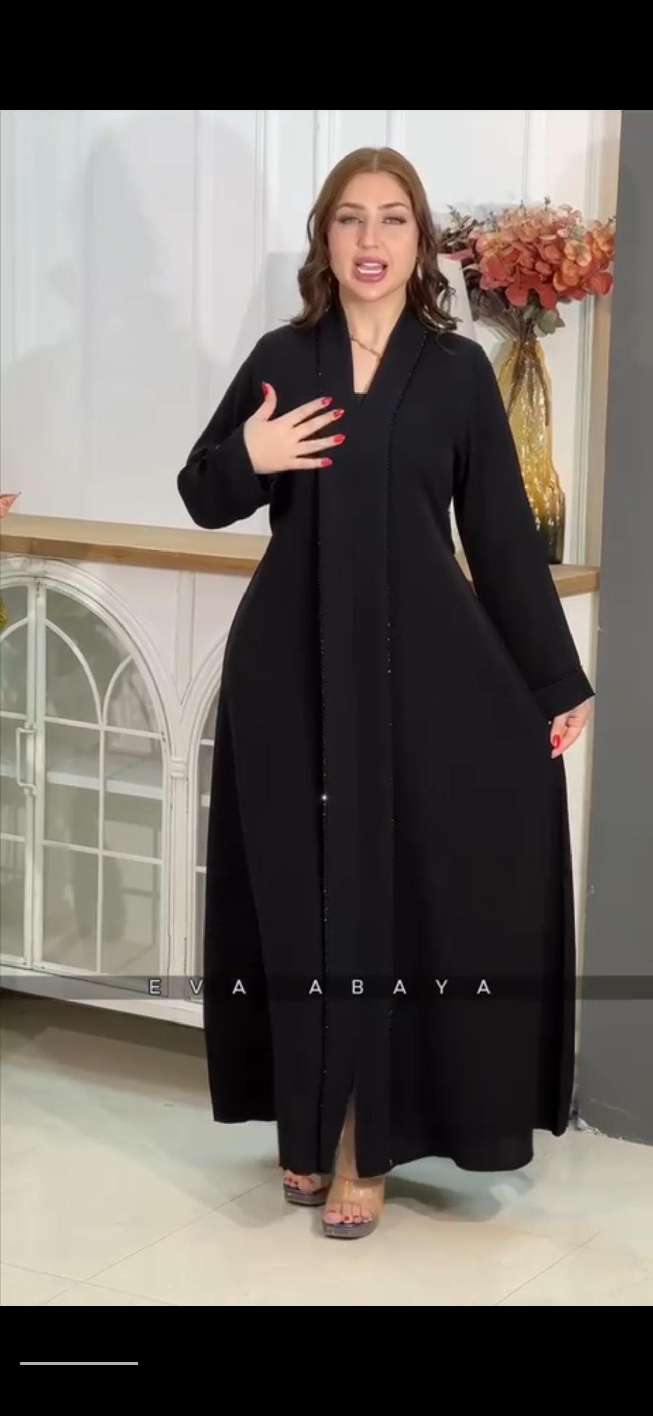 Black Abaya Maxi Dress | Elegant Modest Muslim Clothing - image 3
