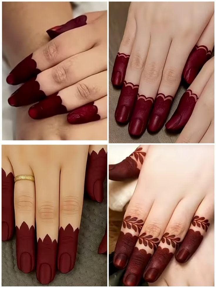 Eid Mehndi Designs PDF 8 Easy Step-by-Step Henna Patterns for Beginners | Printable| Instant Download - image 4