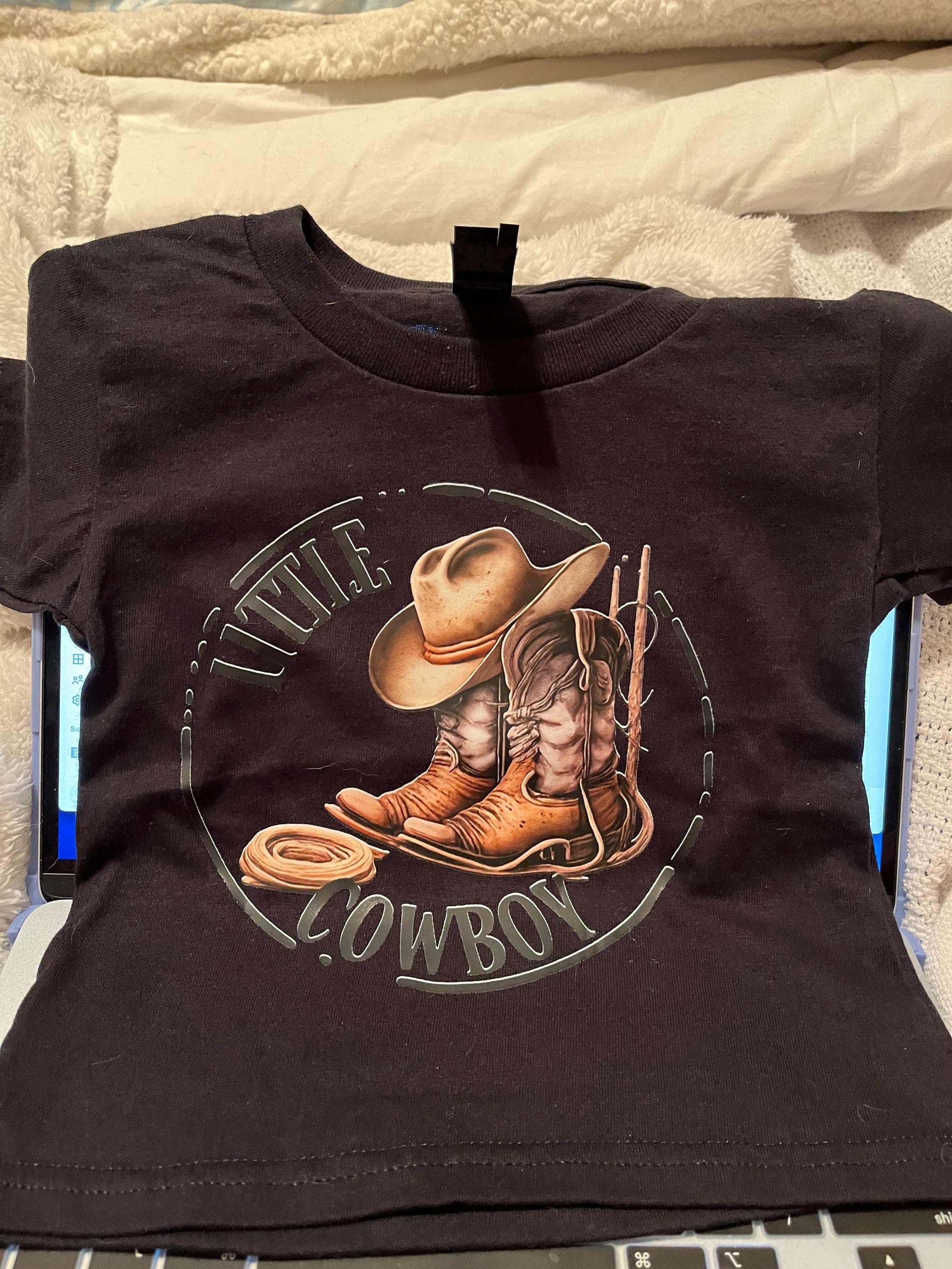 Little Cowboy (Iron On) Toddler Tshirt - image 2