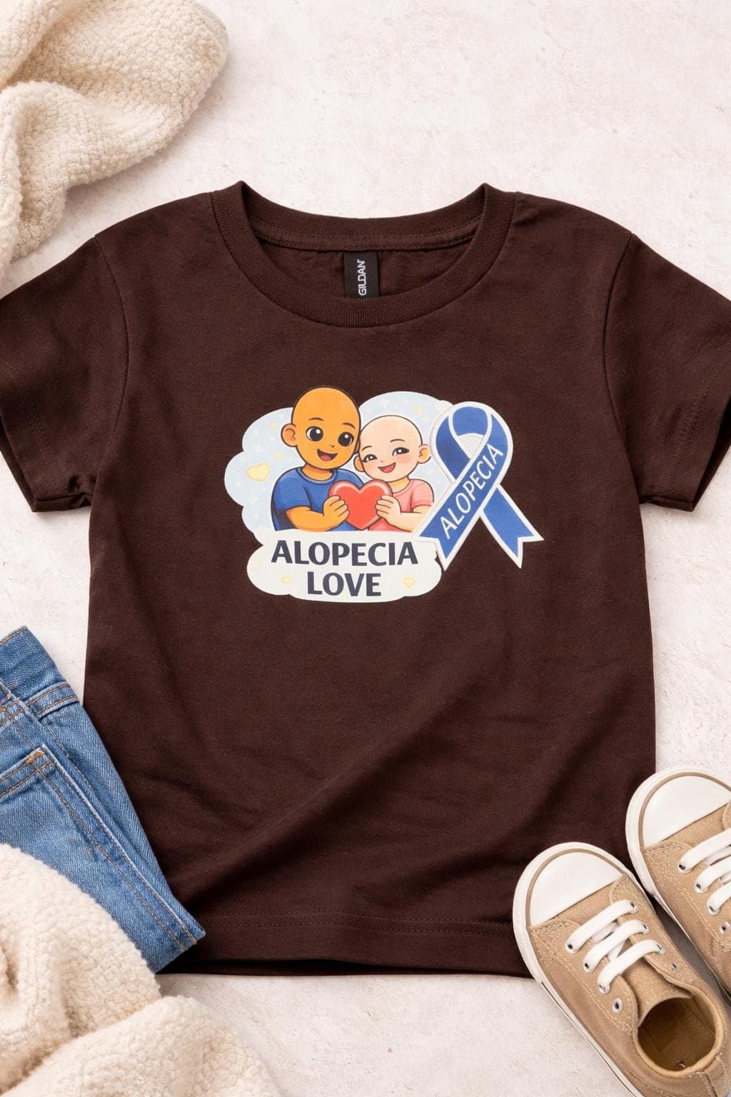 Alopecia Awareness Love T-Shirt: Support and Awareness Tee