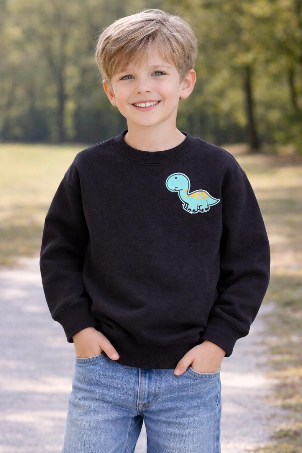 Boys Athletic 6-7Y black sweatshirt