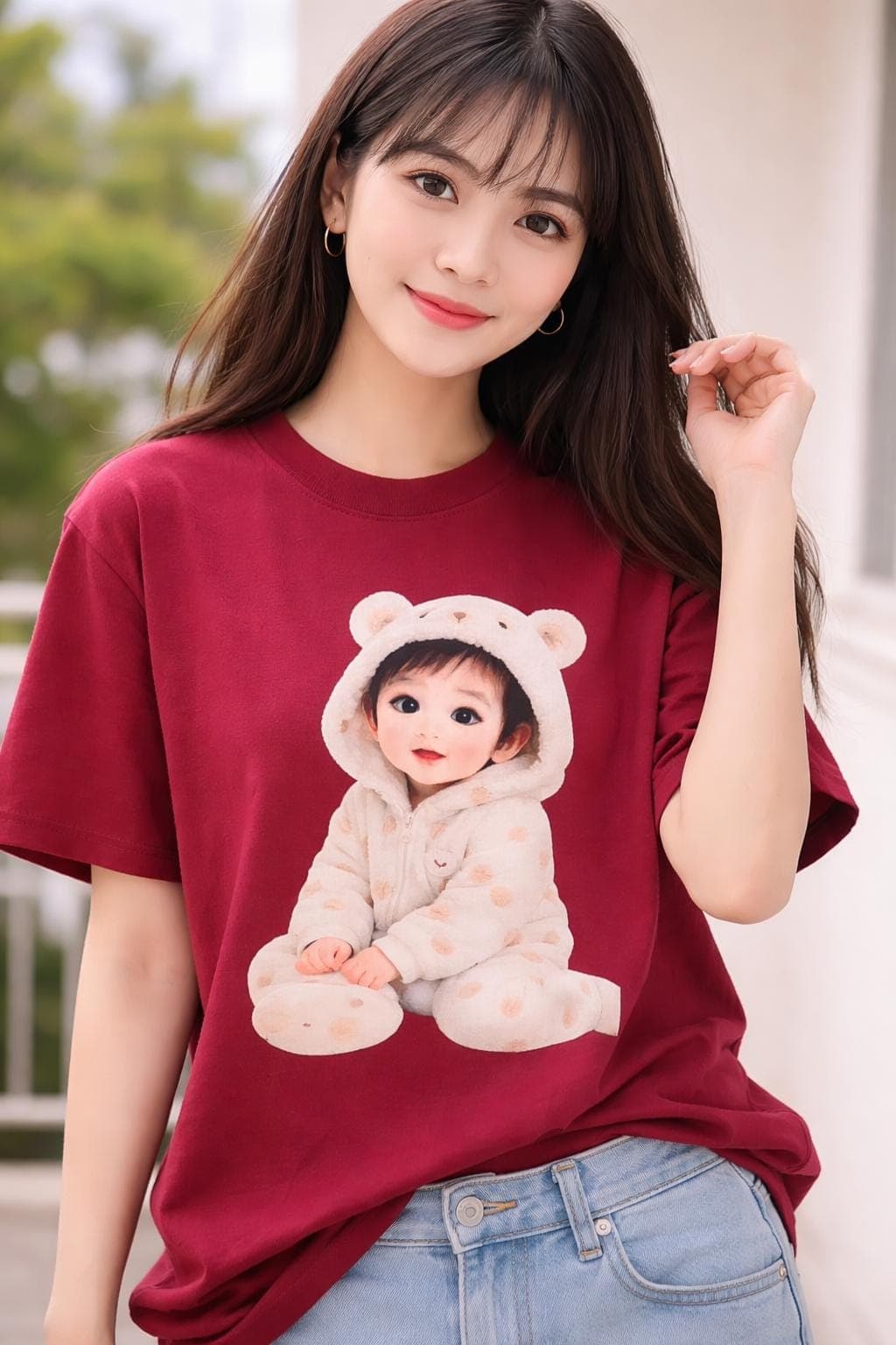 Asian Collection Realistic Baby Graphic T-Shirt: Unisex Apparel Supporting Underrepresented Cultures