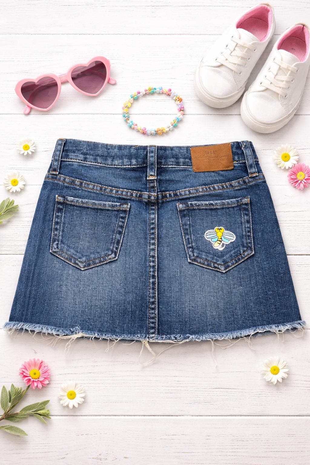 Denim Mini Skirt 5-6Y