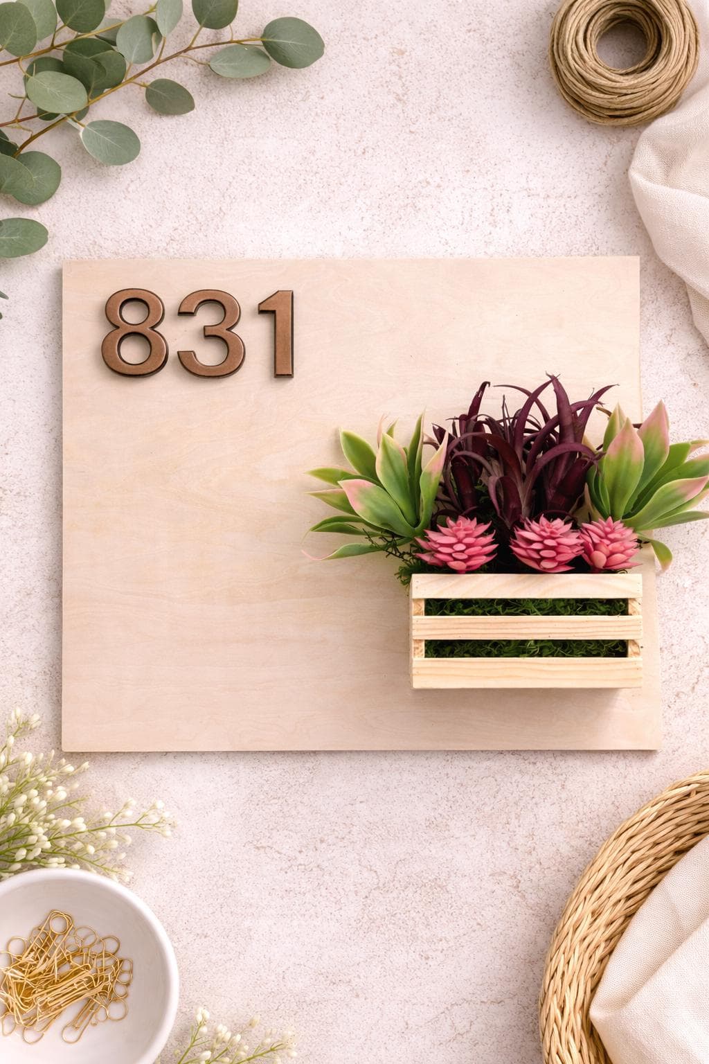 Custom Made Address Planter - image 5