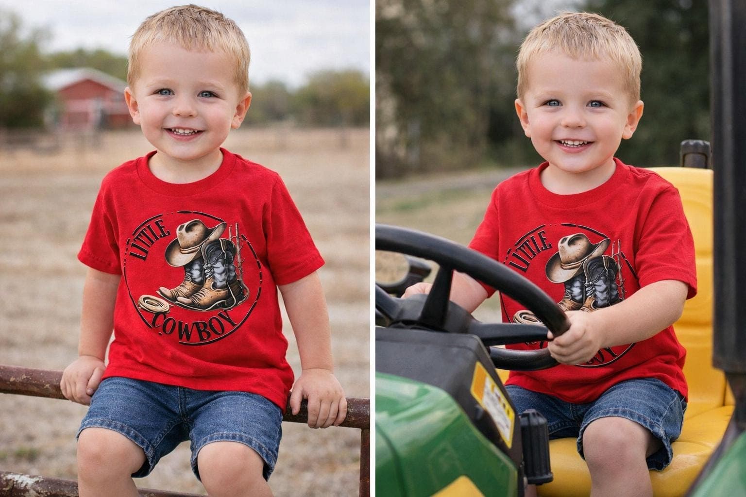 Little Cowboy (Iron On) Toddler Tshirt - image 5