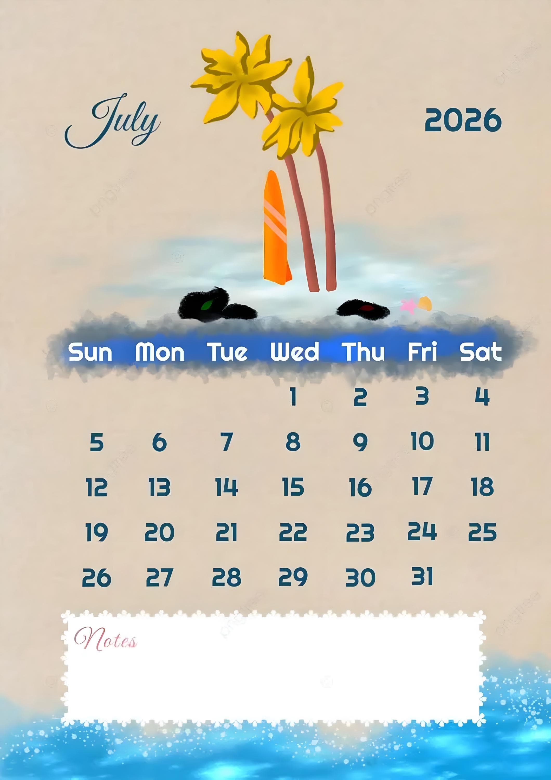2026 Printable Monthly Calendar | 12-Month Year-Round Inspiration PDF | Instant Download - image 4