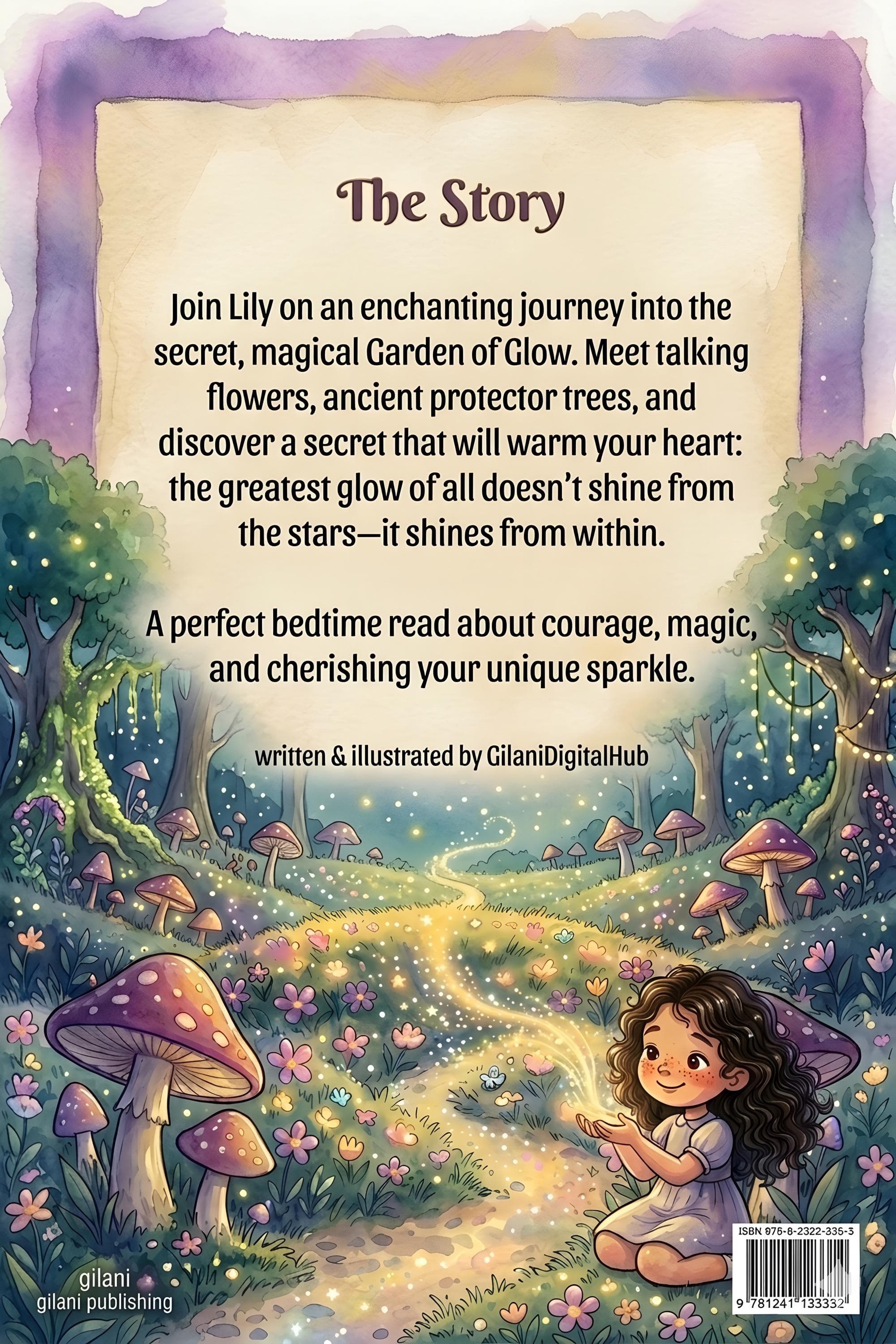 Lily and the Garden of Glow Children's Book, Illustrated Bedtime Story (Digital Download) - image 5