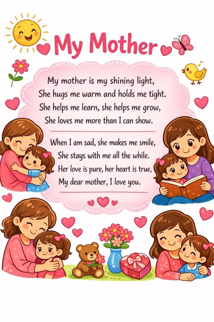 Floral Mother's Day Cards Bundle | Poem, Appreciation, Last Minute Gift (Digital Download) - image 3