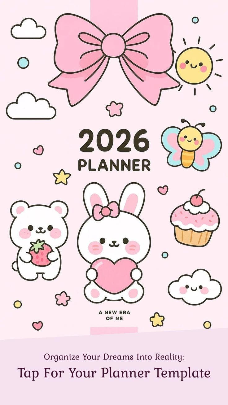 2026 Daily Schedule Planner | Floral Urdu Design (Digital Download)