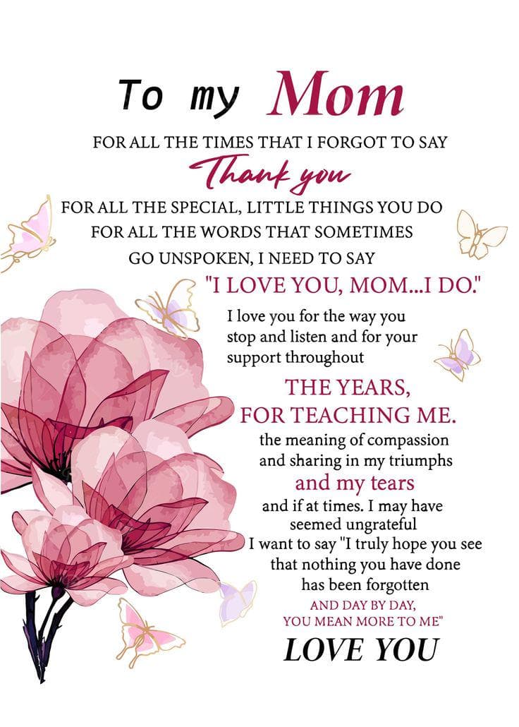 Floral Mother's Day Cards Bundle | Poem, Appreciation, Last Minute Gift (Digital Download) - image 4