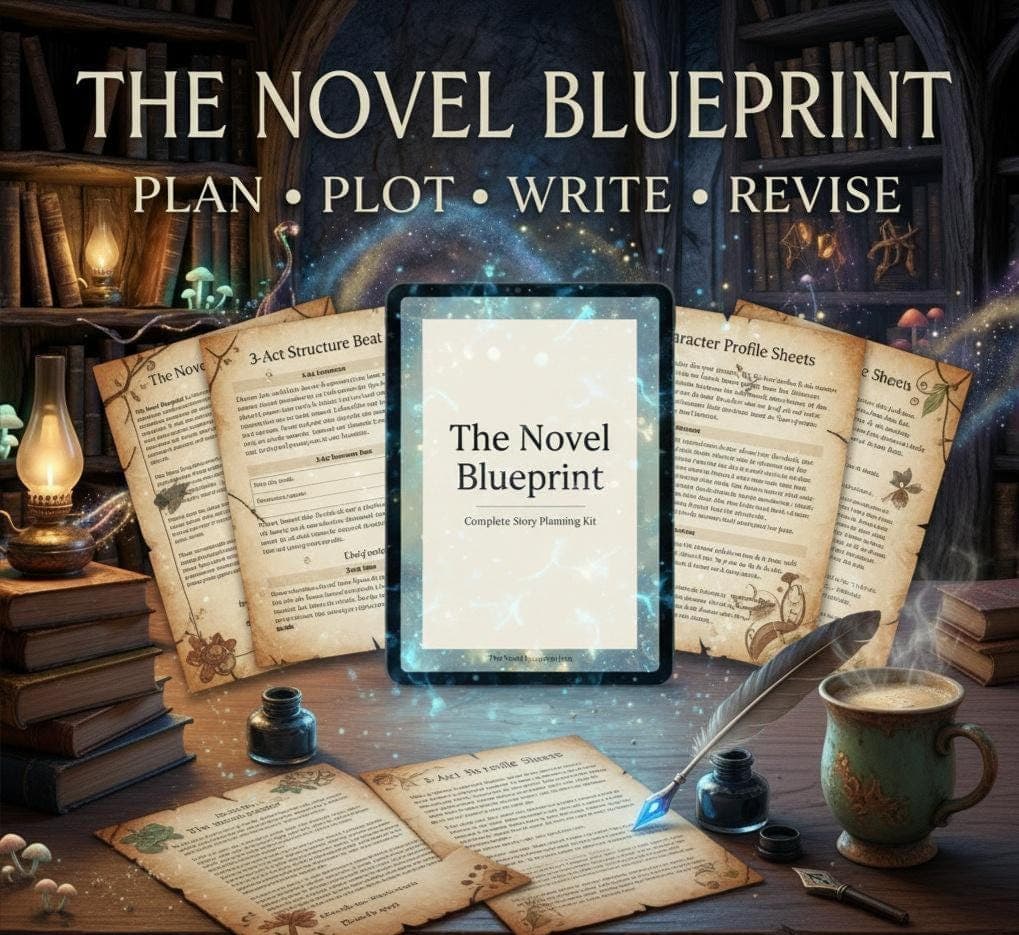 Novel Writing Planner Kit | Scene Plotter