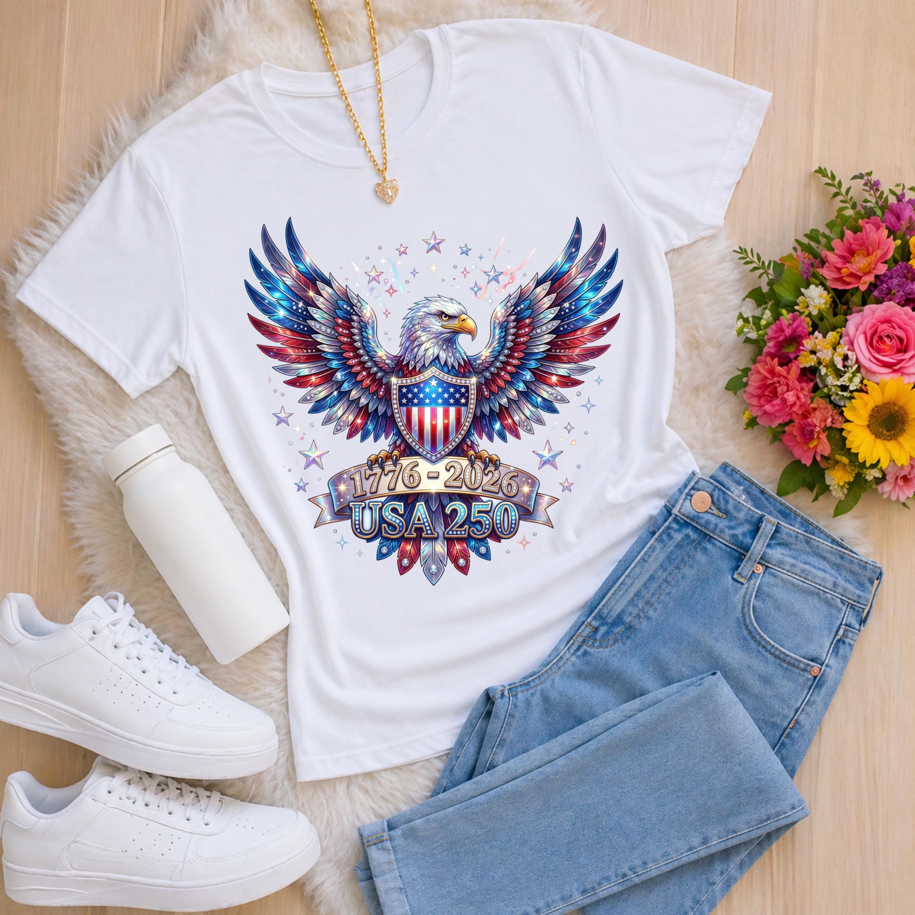 American Eagle 250th Anniversary Shirt | Patriotic USA 1776-2026 Celebration Tee - image 4