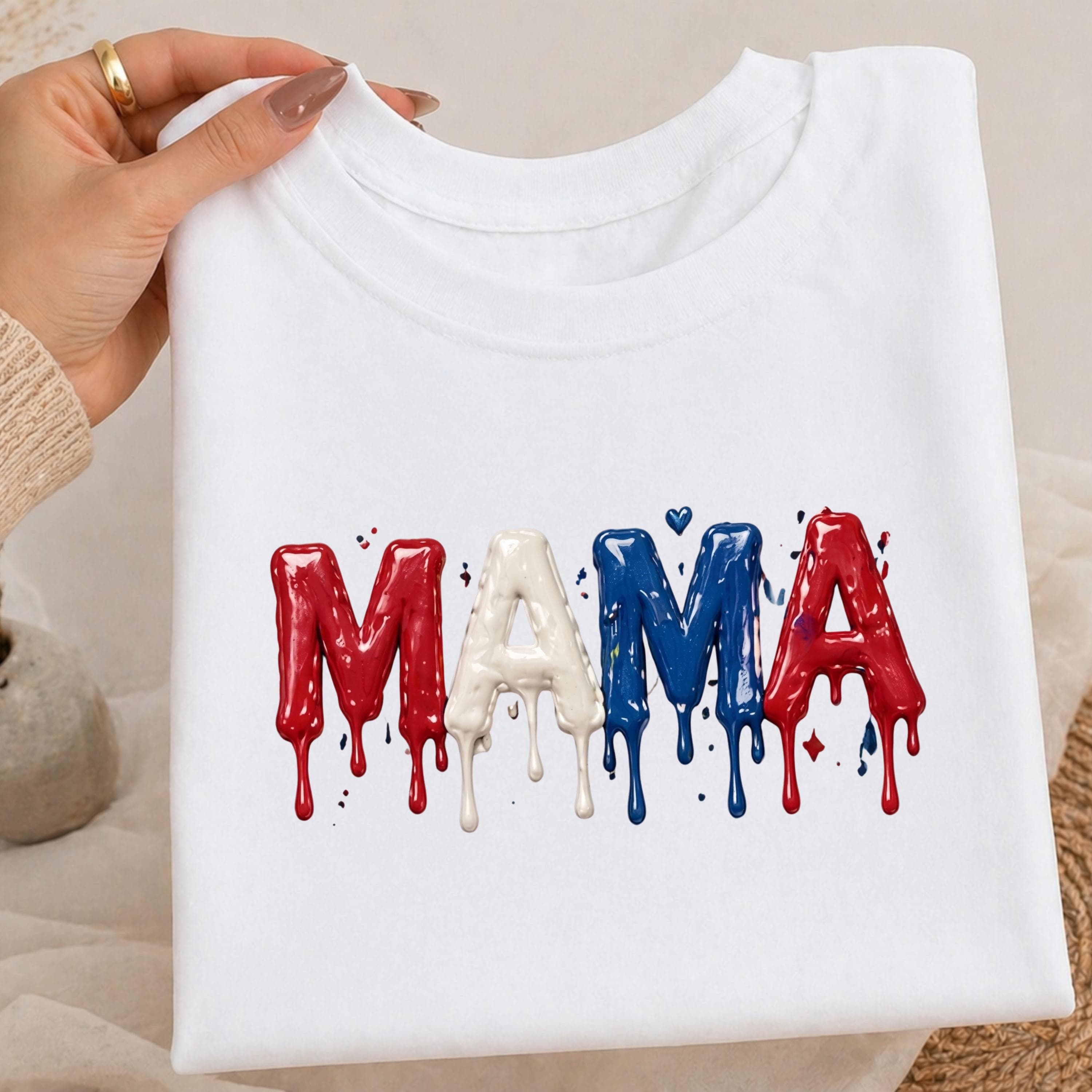 Design Mama Dripping Paint PNG | Mother's Day Sublimation Design (Digital Download)