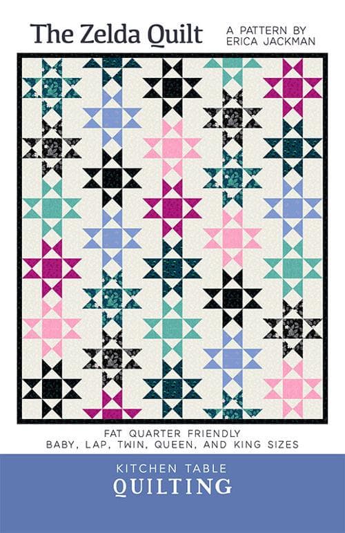 The Zelda Quilt Pattern by Kitchen Table -Multiple sizes
