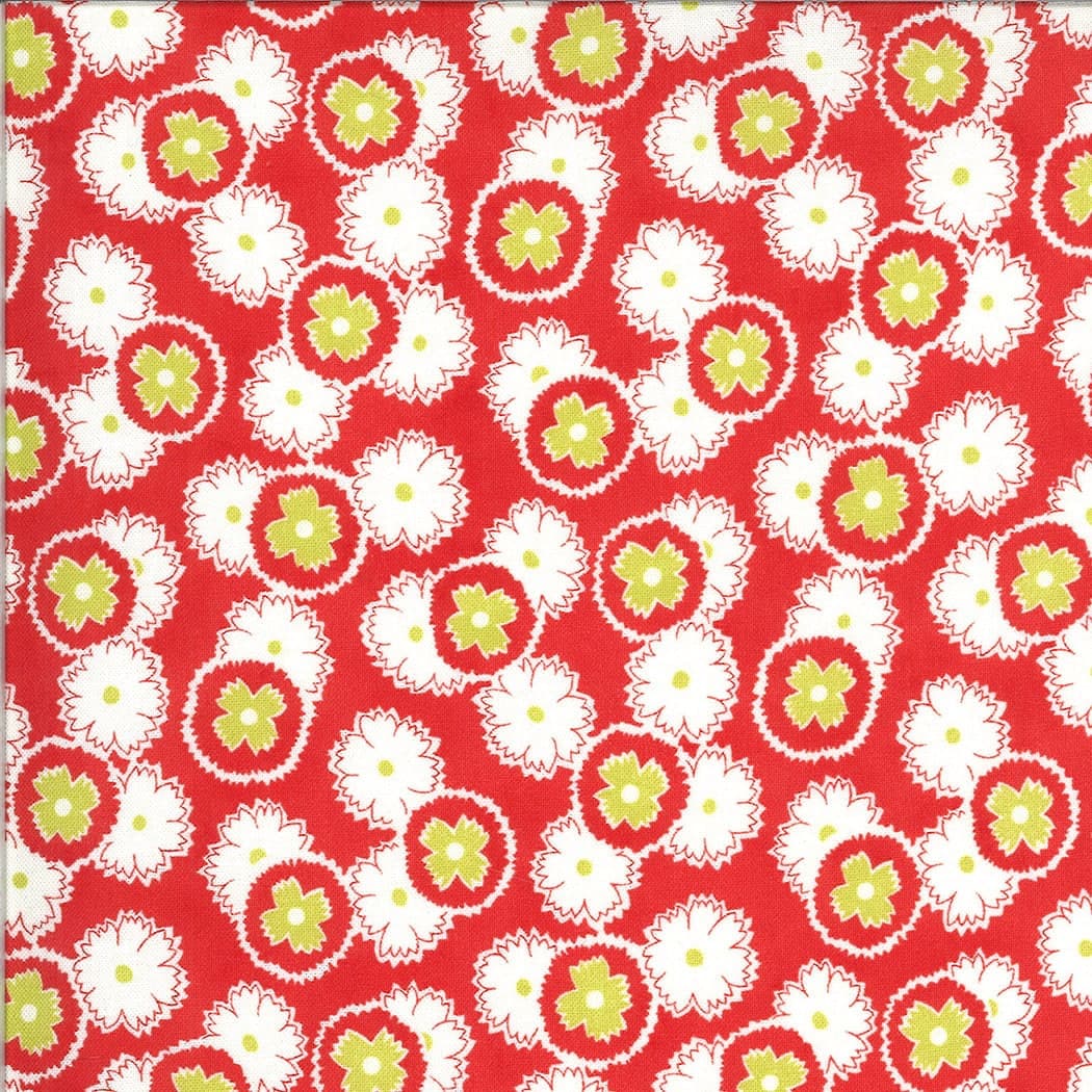 Figs & Shirtings  Jelly and Jam Barn Red 20392 13  by Fig Tree- Moda- 1 yard