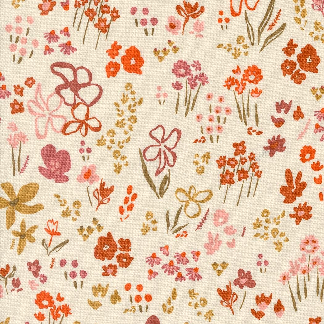 Things Above Scattered Seeds Eggshell 45612 11 by Fancy That Design House- Moda- Half yard