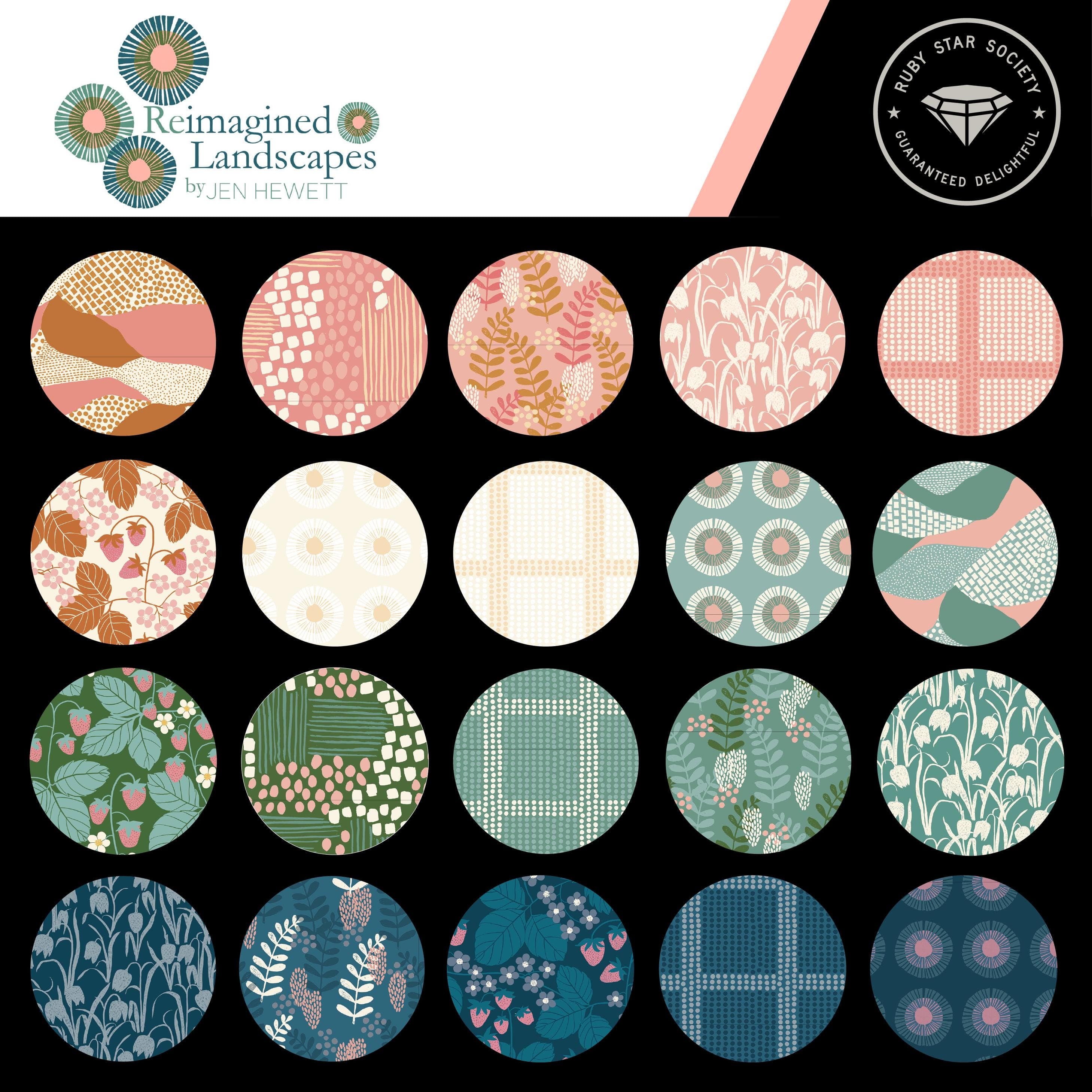 Reimagined Landscapes Fritillaria Galaxy RS6052 16 by Jen Hewett - Ruby Star Society-Moda- 1/2 Yard - image 3